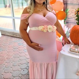 COPY - Pink Maternity dress